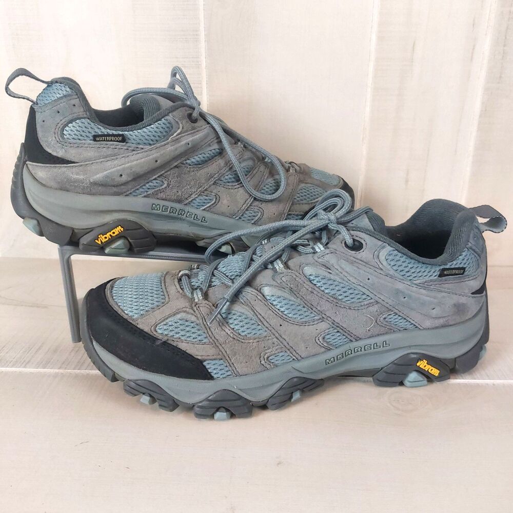 Merrell Moab 3 Waterproof Hiking Shoes Women's 9.5 Altitude Blue J036332Z